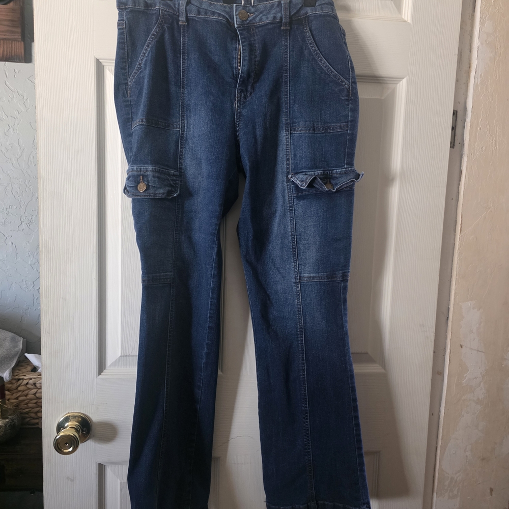 Classic Blue Boot Cut Jeans for Women